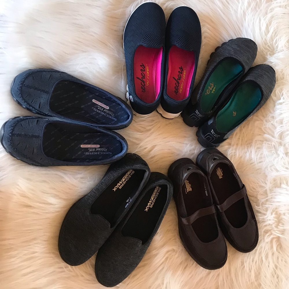 Set of 5 pair Sketchers memory foam size 7 - 7.5